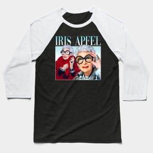 Iris Apfel, RIP Iris Apfel 1921 - 2024, Iris Apfel Rememberance, Iris Apfen Baseball T-Shirt